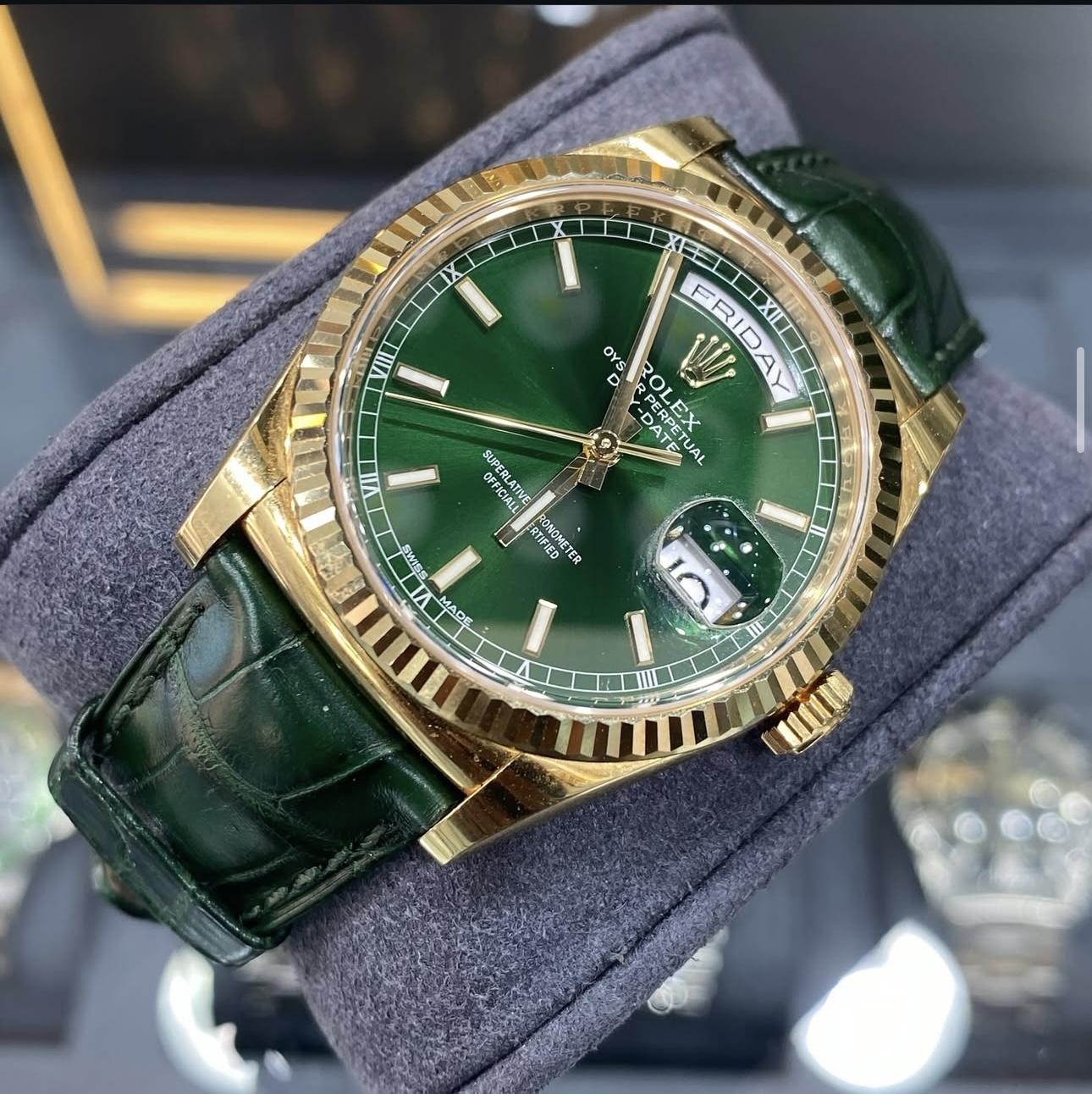 Day-Date Green Dial